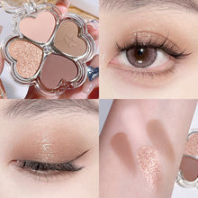 Load image into Gallery viewer, 4 Colors Eye Shadow Plate Cosmetics Pearly Eyeshadow Palettes Eyes Makeup Shiny Glitter Korean Art Eyeshadow Makeup Palettes
