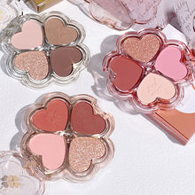 Load image into Gallery viewer, 4 Colors Eye Shadow Plate Cosmetics Pearly Eyeshadow Palettes Eyes Makeup Shiny Glitter Korean Art Eyeshadow Makeup Palettes
