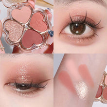 Load image into Gallery viewer, 4 Colors Eye Shadow Plate Cosmetics Pearly Eyeshadow Palettes Eyes Makeup Shiny Glitter Korean Art Eyeshadow Makeup Palettes
