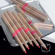 Load image into Gallery viewer, Auto Rotate Lipliner Waterproof Lip Liner Pen Non-stick Cup Matte Lipstick Pen Lip Pencil Velvet Nude Long Lasting Lip Cosmetic
