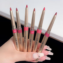 Load image into Gallery viewer, Auto Rotate Lipliner Waterproof Lip Liner Pen Non-stick Cup Matte Lipstick Pen Lip Pencil Velvet Nude Long Lasting Lip Cosmetic
