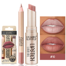 Load image into Gallery viewer, 2 In 1 Lipstick Set Lip Liner Make-up for Women Waterproof Long Lasting Cosmetics Korean Makeup Matte Lipstick
