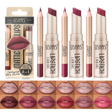 Load image into Gallery viewer, 2 In 1 Lipstick Set Lip Liner Make-up for Women Waterproof Long Lasting Cosmetics Korean Makeup Matte Lipstick
