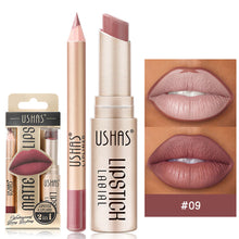 Load image into Gallery viewer, 2 In 1 Lipstick Set Lip Liner Make-up for Women Waterproof Long Lasting Cosmetics Korean Makeup Matte Lipstick
