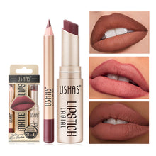Load image into Gallery viewer, 2 In 1 Lipstick Set Lip Liner Make-up for Women Waterproof Long Lasting Cosmetics Korean Makeup Matte Lipstick
