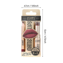 Load image into Gallery viewer, 2 In 1 Lipstick Set Lip Liner Make-up for Women Waterproof Long Lasting Cosmetics Korean Makeup Matte Lipstick
