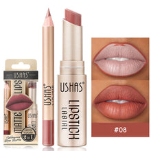 Load image into Gallery viewer, 2 In 1 Lipstick Set Lip Liner Make-up for Women Waterproof Long Lasting Cosmetics Korean Makeup Matte Lipstick
