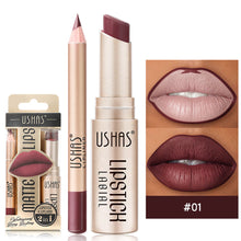 Load image into Gallery viewer, 2 In 1 Lipstick Set Lip Liner Make-up for Women Waterproof Long Lasting Cosmetics Korean Makeup Matte Lipstick
