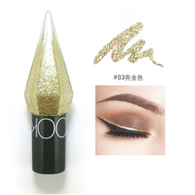 Load image into Gallery viewer, Diamond Glitter Eye Liner Pencil Eyes Makeup Waterproof Pearl Silver Rose Gold Brighten Silkworm Shadow Eyeliner Pen Cosmetics
