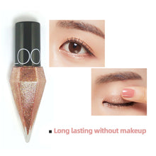 Load image into Gallery viewer, Diamond Glitter Eye Liner Pencil Eyes Makeup Waterproof Pearl Silver Rose Gold Brighten Silkworm Shadow Eyeliner Pen Cosmetics
