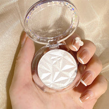 Load image into Gallery viewer, Brightening Face Highlighter Palette Waterproof Monochrome Pearlescent White Silver Highlight Makeup High Gloss Face Repairing
