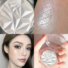 Load image into Gallery viewer, Brightening Face Highlighter Palette Waterproof Monochrome Pearlescent White Silver Highlight Makeup High Gloss Face Repairing
