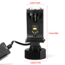 Load image into Gallery viewer, 1PC H4 Car Headlight Bulbs Projector Lens LED 8000LM CANBUS Turbo Auto Bulb High Low Light Fog Lamp Bulb 6000K
