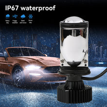 Load image into Gallery viewer, 1PC H4 Car Headlight Bulbs Projector Lens LED 8000LM CANBUS Turbo Auto Bulb High Low Light Fog Lamp Bulb 6000K
