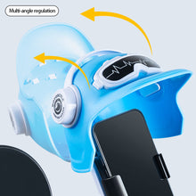 Load image into Gallery viewer, Small Helmet Rider Motorcycle Mobile Phone Holder and Electric Bicycle Navigation Mobile Phone Holder Waterproof Sunshade
