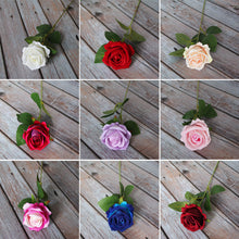 Load image into Gallery viewer, Valentine's Day Artificial Red Roses Flannelette Wedding Faux Flowers Photo Shoot Propss Silk Flower Headwear Fake Flowers
