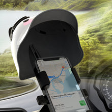 Load image into Gallery viewer, Cartoon Small Helmet Rider Motorcycle Mobile Phone Holder and Electric Bicycle Navigation Mobile Phone Holder Waterproof Sunshade

