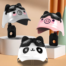 Load image into Gallery viewer, Cartoon Small Helmet Rider Motorcycle Mobile Phone Holder and Electric Bicycle Navigation Mobile Phone Holder Waterproof Sunshade
