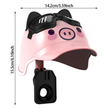 Load image into Gallery viewer, Cartoon Small Helmet Rider Motorcycle Mobile Phone Holder and Electric Bicycle Navigation Mobile Phone Holder Waterproof Sunshade

