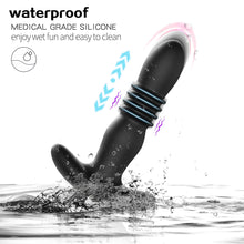 Load image into Gallery viewer, APP Remote Controlled Silicone Vibrating Telescopic Anal Plug Silicone Anal Expansion for Couples Life Sex Toy
