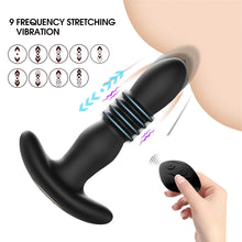 Load image into Gallery viewer, APP Remote Controlled Silicone Vibrating Telescopic Anal Plug Silicone Anal Expansion for Couples Life Sex Toy

