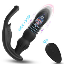 Load image into Gallery viewer, Rechargeable Retractable Silicone Anal Plug, Egg Clamp Masturbator Silicone Anal Expansion Men and Women Sex Toys
