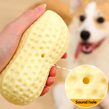 Load image into Gallery viewer, Dog Chewing Toy Screaming Rubber Peanut Grinding Teeth Cleaning Anti Bite Rubber Corgi Teddy Shiba Inu Small Dog Toy Ball
