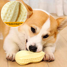 Load image into Gallery viewer, Dog Chewing Toy Screaming Rubber Peanut Grinding Teeth Cleaning Anti Bite Rubber Corgi Teddy Shiba Inu Small Dog Toy Ball
