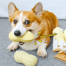 Load image into Gallery viewer, Dog Chewing Toy Screaming Rubber Peanut Grinding Teeth Cleaning Anti Bite Rubber Corgi Teddy Shiba Inu Small Dog Toy Ball
