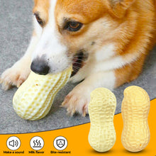Load image into Gallery viewer, Dog Chewing Toy Screaming Rubber Peanut Grinding Teeth Cleaning Anti Bite Rubber Corgi Teddy Shiba Inu Small Dog Toy Ball
