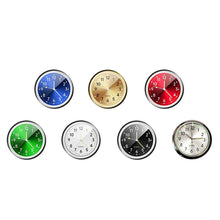 Load image into Gallery viewer, Luminous Car Interior Quartz Clock Auto Watch Thermometer Hygrometer for Home Automobiles Decoration Ornament Automotive Clock Accessories
