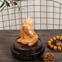 Load image into Gallery viewer, Car Decorator Buddhist Small Monk Statues Resin Buddha Figurine Sculpture Handmade Miniatures Room Decoration Crafts Gifts Home Office
