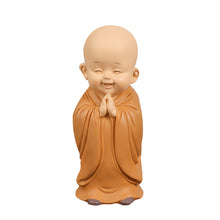 Load image into Gallery viewer, Car Decorator Buddhist Small Monk Statues Resin Buddha Figurine Sculpture Handmade Miniatures Room Decoration Crafts Gifts Home Office

