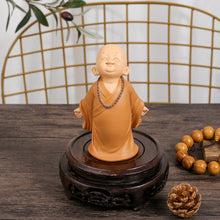 Load image into Gallery viewer, Car Decorator Buddhist Small Monk Statues Resin Buddha Figurine Sculpture Handmade Miniatures Room Decoration Crafts Gifts Home Office
