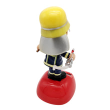 Load image into Gallery viewer, Car Decoration Solar Energy Decoration Fireman Soldier Shaking Doll Christmas Children's Gifts Shaking Head Figurine Desktop Decoration
