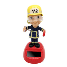 Load image into Gallery viewer, Car Decoration Solar Energy Decoration Fireman Soldier Shaking Doll Christmas Children's Gifts Shaking Head Figurine Desktop Decoration
