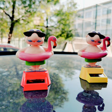 Load image into Gallery viewer, Solar Powered Automatic Swinging Master Roshi Dancing Animated Doll Toy Car Interior Decorations Styling Home Decoration
