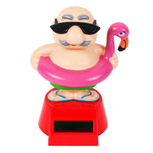 Load image into Gallery viewer, Solar Powered Automatic Swinging Master Roshi Dancing Animated Doll Toy Car Interior Decorations Styling Home Decoration
