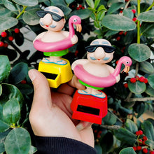 Load image into Gallery viewer, Solar Powered Automatic Swinging Master Roshi Dancing Animated Doll Toy Car Interior Decorations Styling Home Decoration
