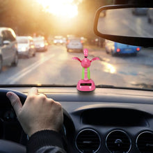 Load image into Gallery viewer, Car Decoration Solar Energy Accessories Bobblehead Doll Funny Flamingo Shape Accessories Gift Creative Interior Automotive
