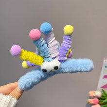 Load image into Gallery viewer, Cute Plush Twisting Stick Hair Claw Women Hair Clip Big Eyes Cute Sweet Barrette Girls Headwear Children Hair Accessories
