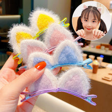 Load image into Gallery viewer, 2PCS Hair Clip Cat Ear Children Headwear Lovely Hairpins Kids Hair Accessories Sweet Barrettes Girls
