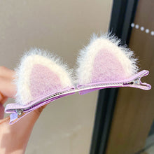 Load image into Gallery viewer, 2PCS Hair Clip Cat Ear Children Headwear Lovely Hairpins Kids Hair Accessories Sweet Barrettes Girls
