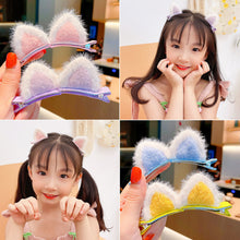 Load image into Gallery viewer, 2PCS Hair Clip Cat Ear Children Headwear Lovely Hairpins Kids Hair Accessories Sweet Barrettes Girls
