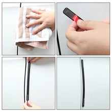 Load image into Gallery viewer, 4Pcs Carbon Fiber Car Door Rearview Mirror Edge Scrape Protective Strips Guard Bumper Guards Protector Protection Sticker
