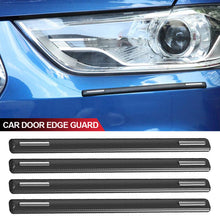 Load image into Gallery viewer, 4Pcs Carbon Fiber Car Door Rearview Mirror Edge Scrape Protective Strips Guard Bumper Guards Protector Protection Sticker
