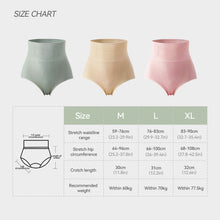 Load image into Gallery viewer, High Waist Panties Women's Panties Seamless Postpartum Waist Trimming Plus Size Breathable Pure Cotton Crotch Panties
