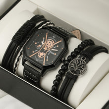 Load image into Gallery viewer, 1Pc Fashion Square Dial Leather Mens Watches Luxury Sport Watch Man Quartz WristWatches
