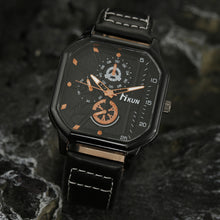 Load image into Gallery viewer, 1Pc Fashion Square Dial Leather Mens Watches Luxury Sport Watch Man Quartz WristWatches
