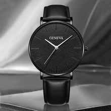 Load image into Gallery viewer, Men Fashion Simple Watch Male Commerce Watch Leather Sports Wristwatches Men's Watch Quartz Simple Casual Watch
